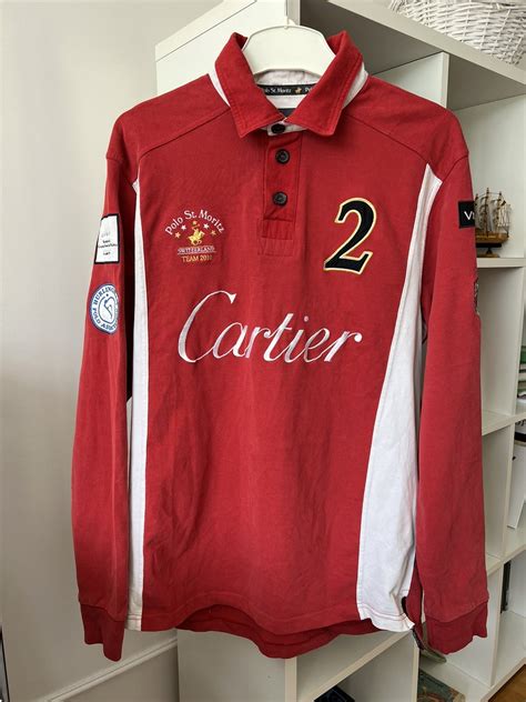 Vintage Cartier St.Moritz Rugby Polo Shirt 